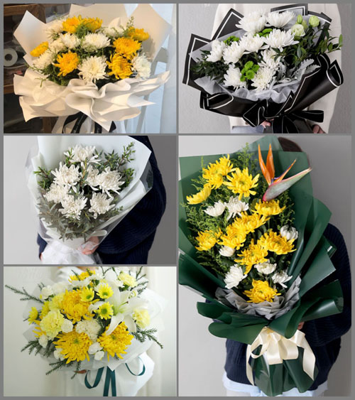 广东广州市白云区钟落潭镇长腰岭村白事花束代送